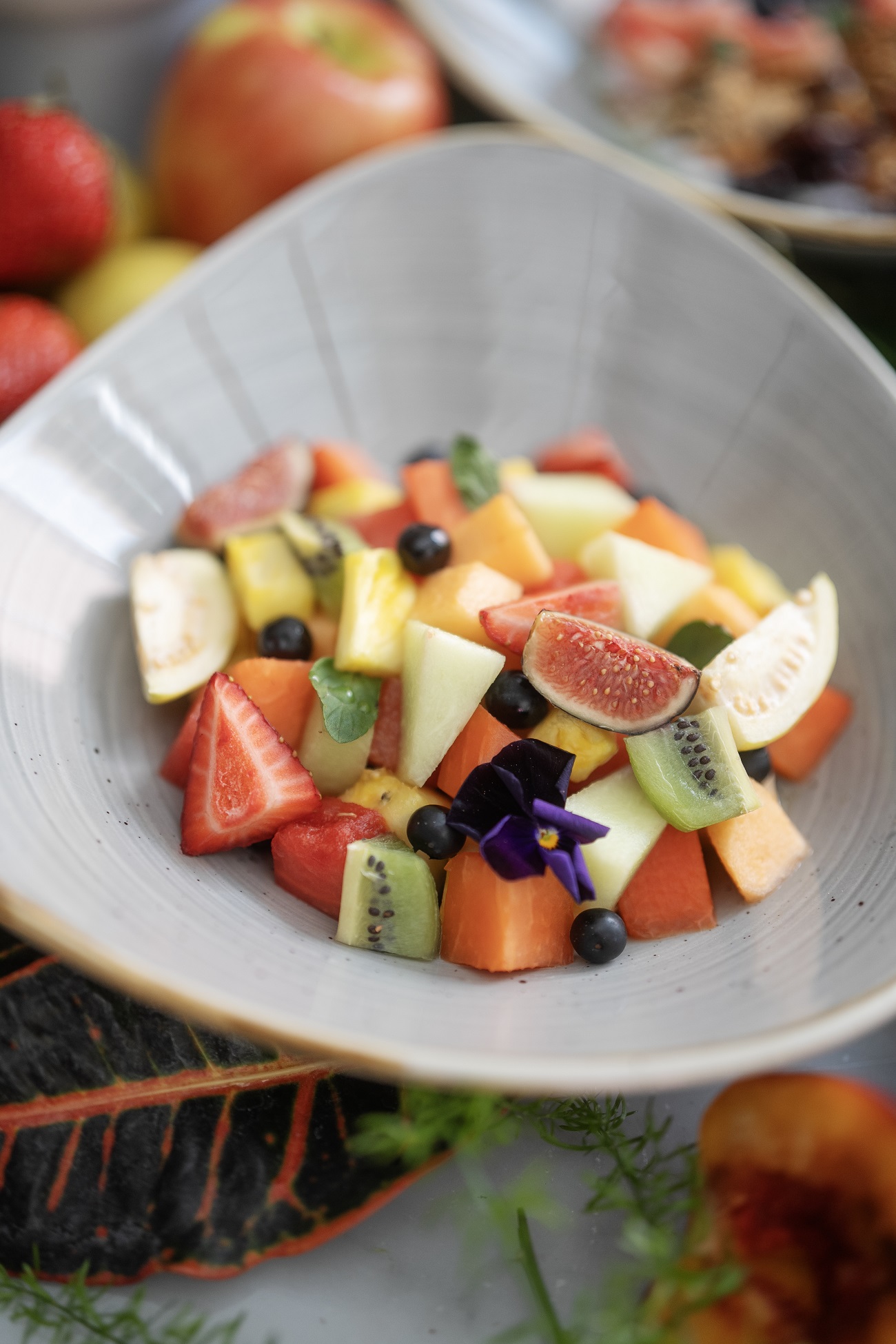Fruta de temporada en Bistrot Pasquinel de Puebla